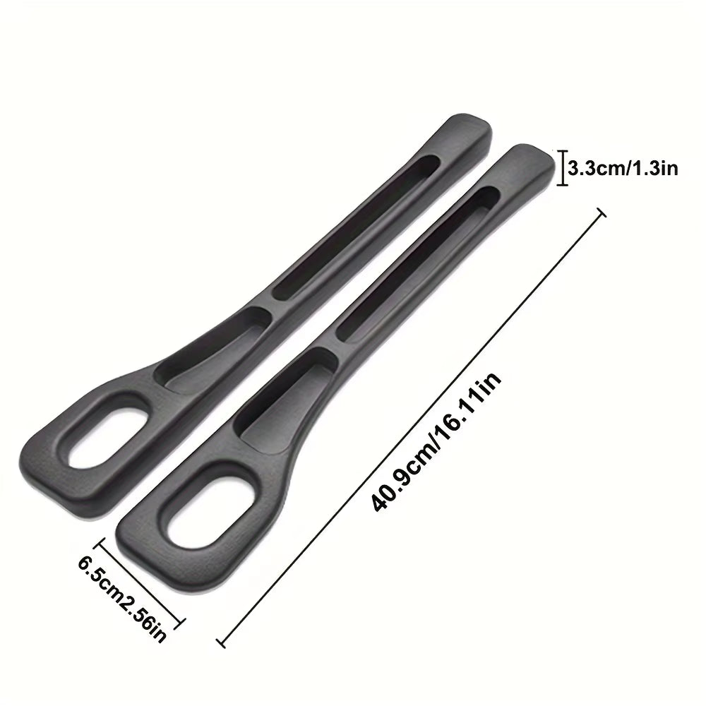 2PCS Car Seat Gap Filler Organizer – Waterproof PU Leather Gap Storage for Phone & Essentials