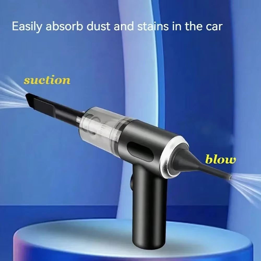 120W Wireless Handheld Vacuum Cleaner – Portable High-Power Car & Home Vacuum