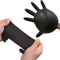 20PCS Black Nitrile Disposable Gloves – Latex-Free, Waterproof, Multi-Purpose Protection